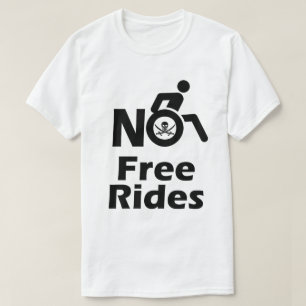 T-shirt Amusement Non Gratuit Circuits en fauteuil roulant