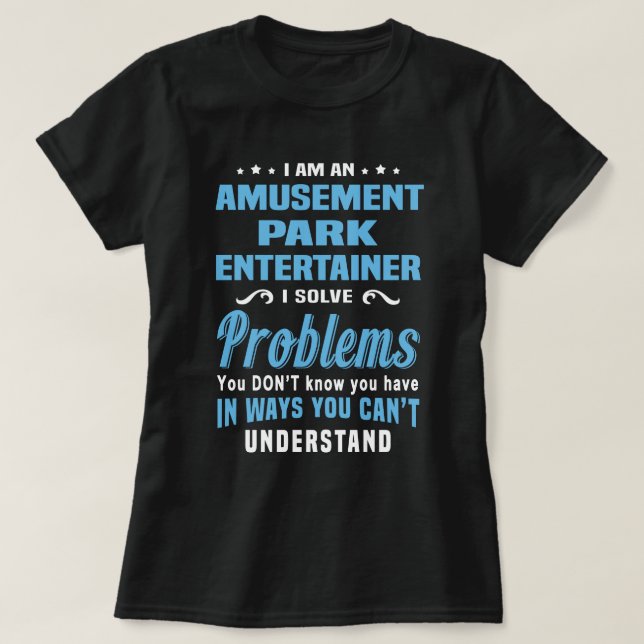 T-shirt Amusement Park Entertainer (Design devant)