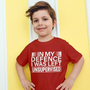 T-shirt Amusement Tee non supervisé : Alibi humoristique