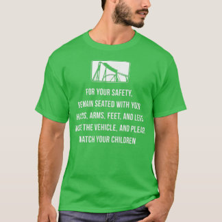 T-shirt Amusement Thème Parc Roller Dessous de verre Sécur