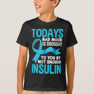 T-shirt Amusement Type 1 2 Diabétique T1d T2d Insulte Diab