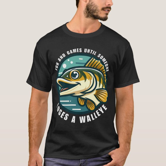 T-shirt Amusements Jusqu'à Ce Que Quelqu'un Perde Un Doré  (Devant)