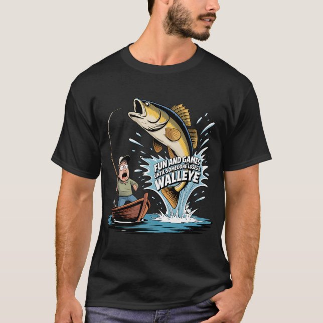 T-shirt Amusements Jusqu'à Ce Que Quelqu'un Perde Un Doré  (Devant)