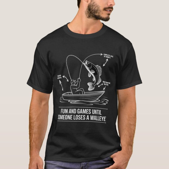 T-shirt Amusements jusqu'à ce que quelqu'un perde un doré  (Devant)