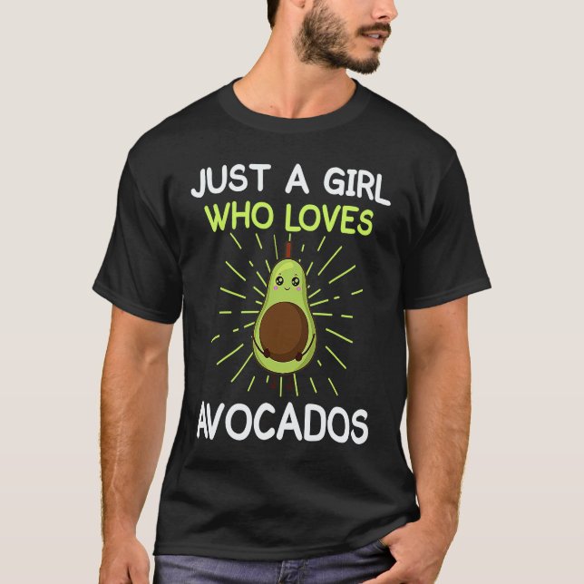 T-shirt amusing amoureux végétalien d'avocat juste une fil (Devant)