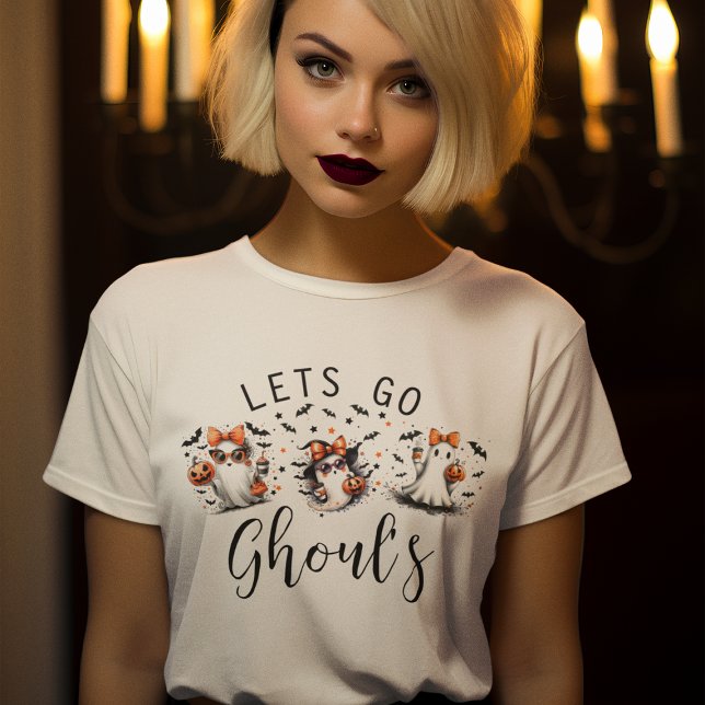 T-shirt Amusons-nous, allons-y les fantômes Halloween (Créateur téléchargé)
