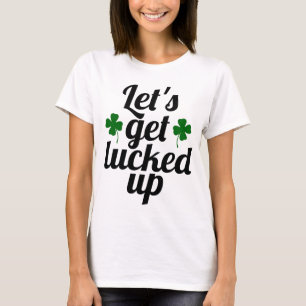T-shirt Amusons-nous avec la chance Clover St Patrick's Da