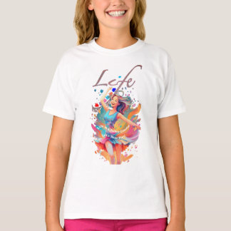 T-shirt Amusons-nous, la vie est des montagnes russes