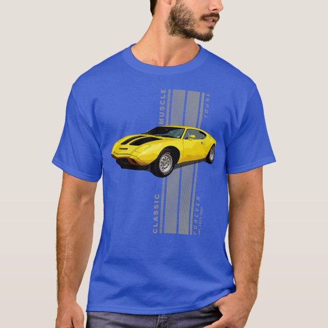 T-shirt AMX3 Classic American Muscle s Vintage (Devant)