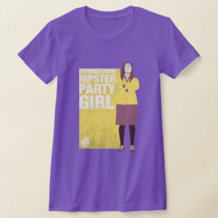 T-shirt Amy   Downtown Hipster Party Girl