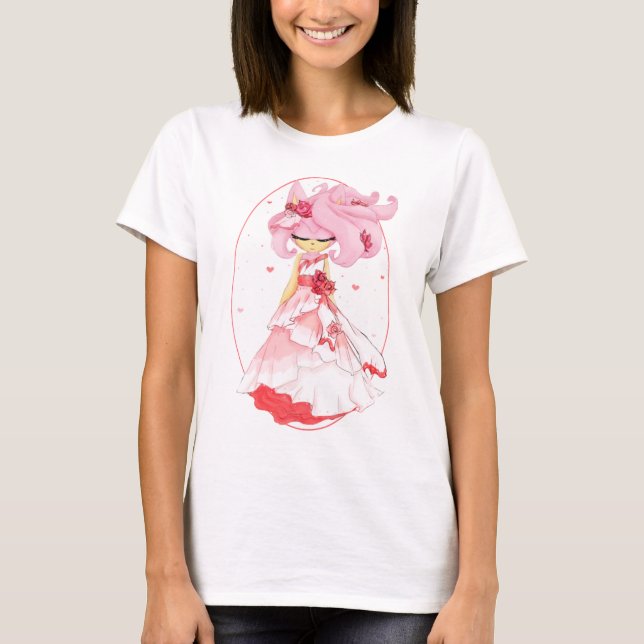 T-shirt amy rose sonic (Devant)