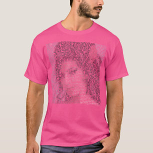 T-shirt Amy Winehouse 'Rehab' Paroles Inspiré Design.
