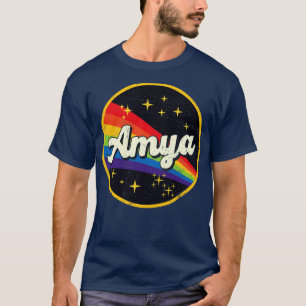 T-shirt Amya Arc-en-ciel dans l'espace Vintage GrungeStyle