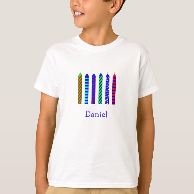 T-shirt an de 6 garçons (Devant)
