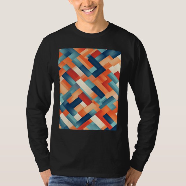 T-shirt An minimalistic optical abstract oil painting (Devant)