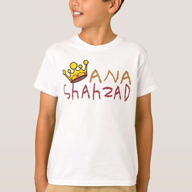 T-SHIRT ANA SHAHZAD. (Devant)