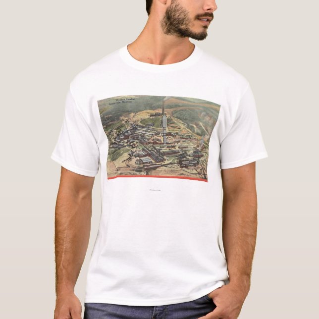 T-shirt Anaconda, vue du Montana - de fondeur de Washoe de (Devant)