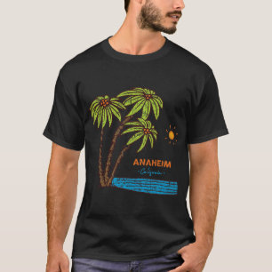 T-shirt Anaheim, Californie Surf Vintage Rétro Plage Hi