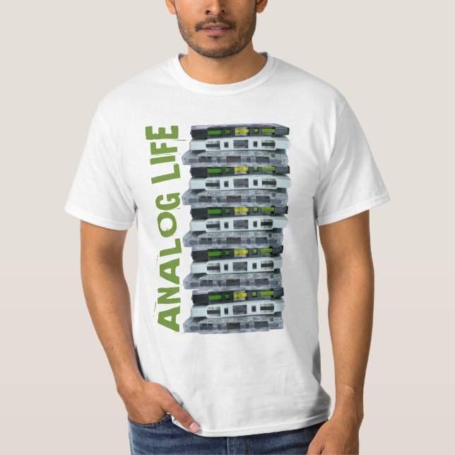 T-shirt Analogue Life Cassette (Devant)