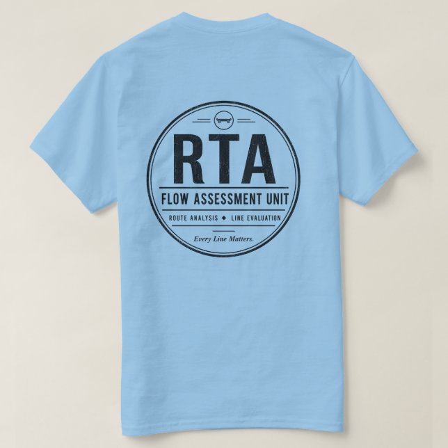 T-shirt Analyse de l'itinéraire de planche à roulettes de  (Design dos)