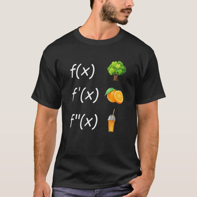 T-shirt Analyse dérivée Calcul Mathématiques Mathématiques (Devant)