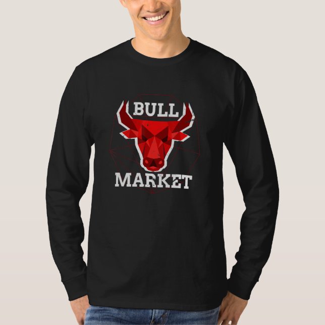 T-shirt Analyse graphique en cristaux de marché Bull Crypt (Devant)
