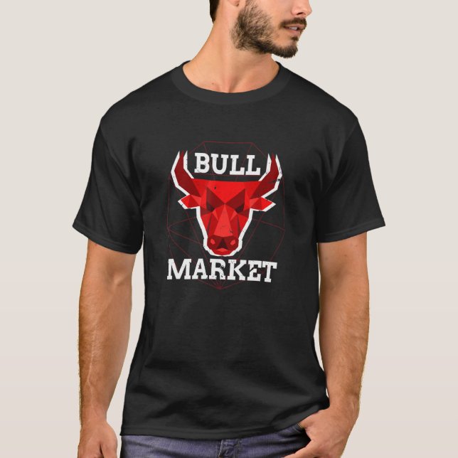 T-shirt Analyse graphique en cristaux de marché Bull Crypt (Devant)
