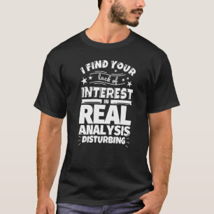 T-shirt Analyse réelle Manque d'intérêt