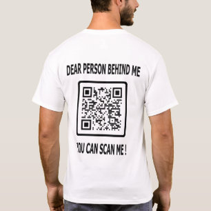 T-shirt Analyser mon code QR pour un devis inspirant