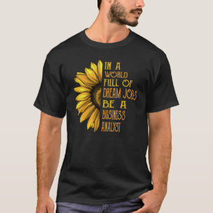 T-shirt Analyses commerciales tournesol