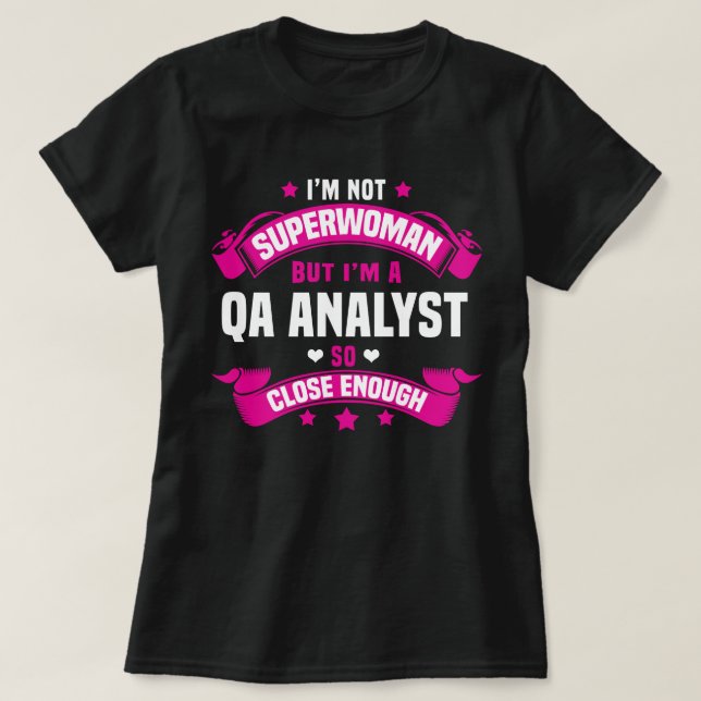 T-shirt Analyste AQ (Design devant)