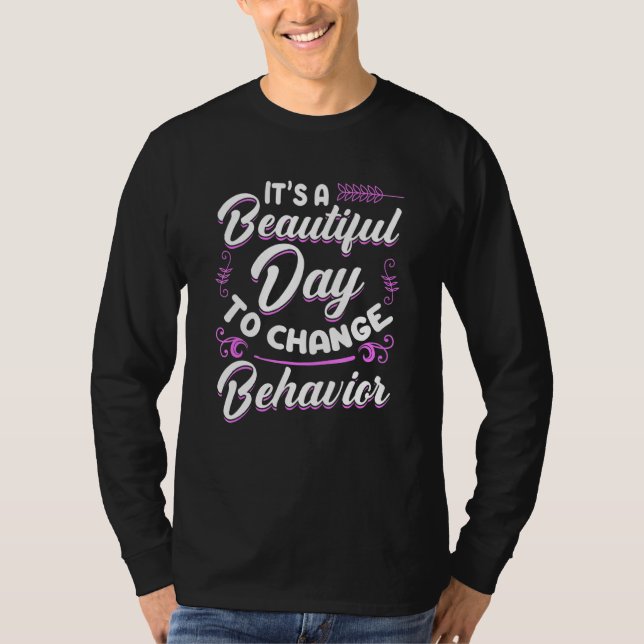T-shirt Analyste Comportement Aba Therapy Bcba Examen Boar (Devant)