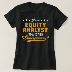 T-shirt Analyste de capitaux propres