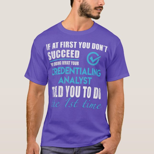 T-shirt Analyste de certification Analyste de certificatio (Devant)