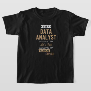 T-shirt Analyste de données
