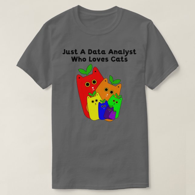 T-shirt Analyste de données et analyste de données (Design devant)