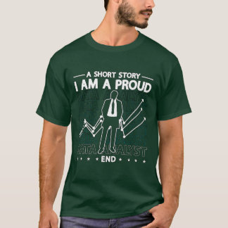T-shirt Analyste de données Une courte histoire Je suis un