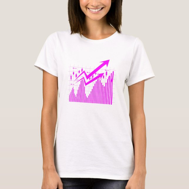 T-shirt Analyste de graphique de trader négociant en bours (Devant)