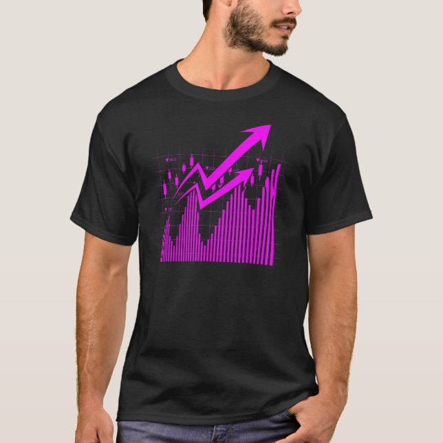 T-shirt Analyste de graphique de trader négociant en bours (Devant)