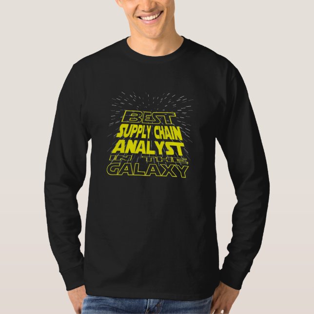 T-shirt Analyste de la chaîne d'approvisionnement  Emploi  (Devant)