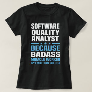 T-shirt Analyste de la qualité du logiciel