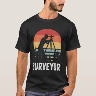 T-shirt Analyste de l'arpentage des terres