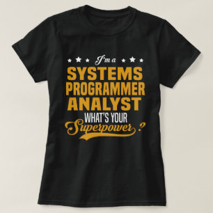 T-shirt Analyste de programmeur de systèmes