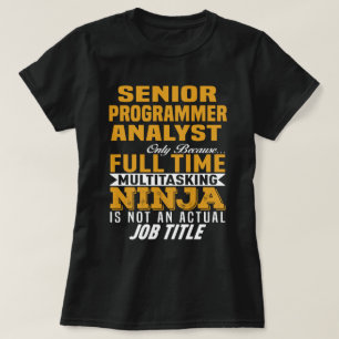 T-shirt Analyste de programmeur principal