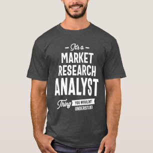 T-shirt Analyste de recherche sur le marché Don Funny Titr