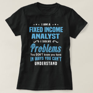 T-shirt Analyste de revenu fixe