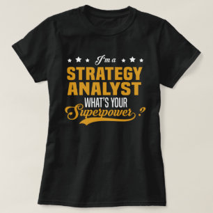 T-shirt Analyste de stratégie