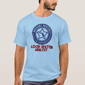 T-shirt Analyste d'éclaboussure de sang