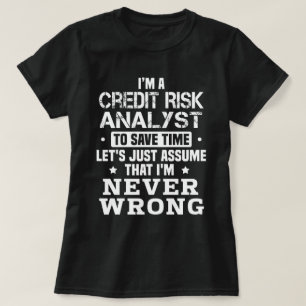 T-shirt Analyste des risques de crédit