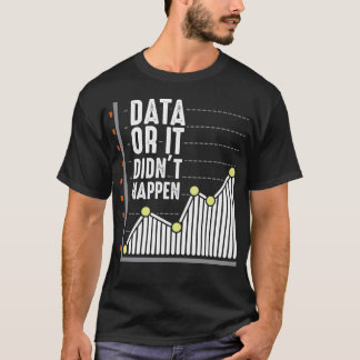 T-shirt Analyste du comportement Nerd des données Statisti